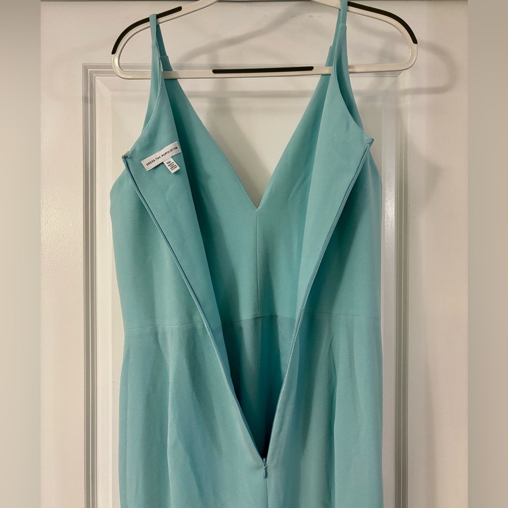 Dress the Population Iris Gown in Tranquil Blue - Picture 7 of 12